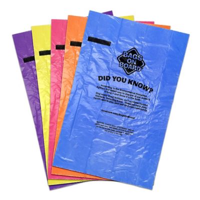 Image showing  Dog Poop Bags, 140 Bags, Rainbow