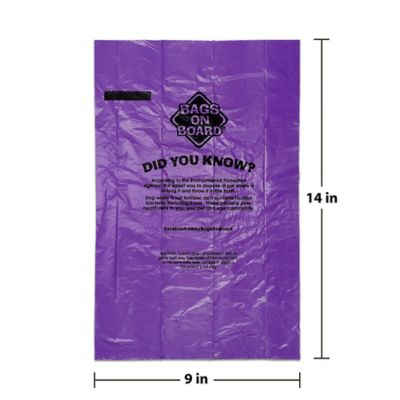Image showing  Dog Poop Bags, 140 Bags, Rainbow