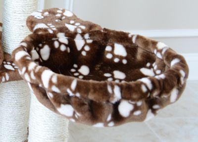 Image showing 5 th Armarkat 66 in. Real Wood Cat Tree Hammock Bed with Natural Sisal Post for Cats and Kittens