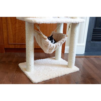 Image showing 3 th Armarkat 70 in. Real Wood Cat Furniture,Ultra thick Faux Fur Covered Cat Condo House A7005, Beige