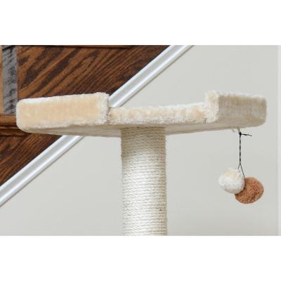 Image showing 6 th Armarkat 72 in. Beige Real Wood Cat Tree with Spacious Condo with Scratching Post