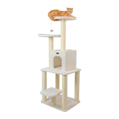 Image showing  B6203 Classic Real Wood Cat Tree, Five Levels With Condo and Two Perches