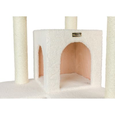 Armarkat Classic Cat Tree In Ivory Jackson Galaxy Approved Multi Levels With Ramp Three Perches Two Condos B7701 At Tractor Supply Co
