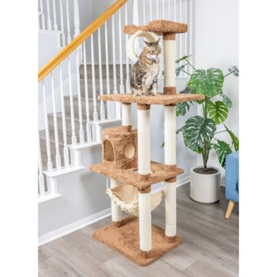 Image showing 8 th Armarkat Real Wood Cat Tree with Scratch Posts & Hammock, 70 in.