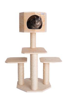 Armarkat Premium Model Scots Pine, Real Wood Cat Tree, 46 in. Tall