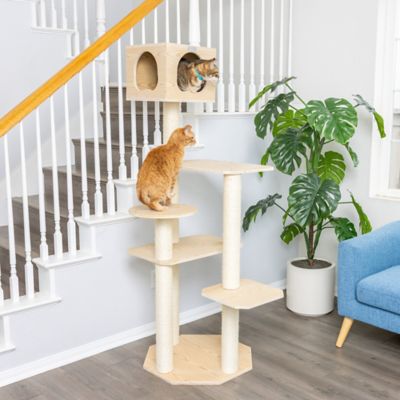 Image showing 7 th Armarkat Real Wood Premium Scots Pine 69-in. Cat Tree with Five Levels, Perch, Condo