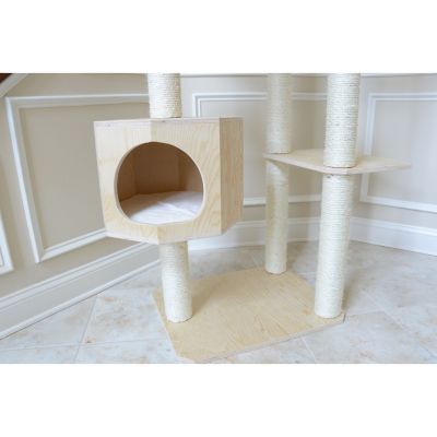 Image showing 6 th Armarkat 89 in. 7-Tier Premium Scots Pine Cat Tree Tower with 2 Playhouses