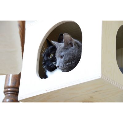 Image showing 7 th Armarkat 89 in. 7-Tier Premium Scots Pine Cat Tree Tower with 2 Playhouses