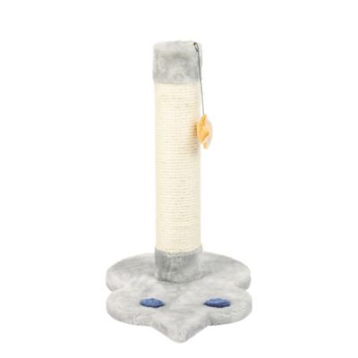 Image showing  Mouse Shape Real Wood Cat Scratcher Toy, Sisal Scratching Post For Kitty TraInIng