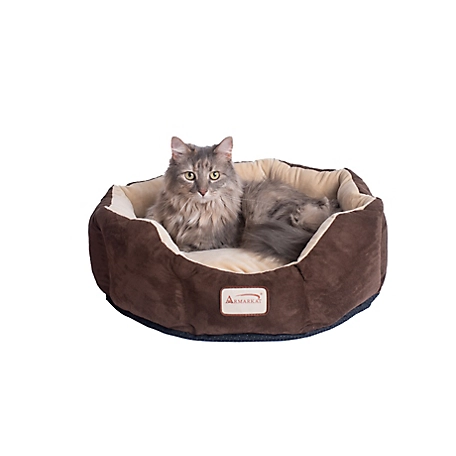 Armarkat Round Cozy Pet Bed