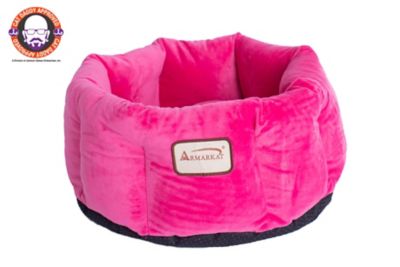 Armarkat Warm Pet Cuddle House Cat Bed, Pink, 15 in.