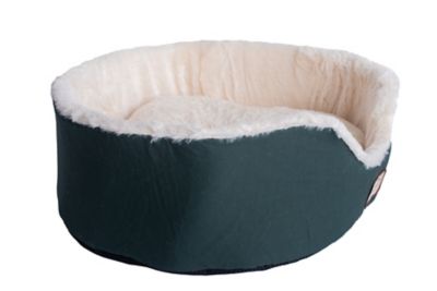 Image showing  Pet Cuddle House Oval Cat Bed, 22 in. x 19 in., Laurel Green