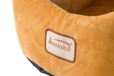 Image showing 6 th Armarkat Cave Shape Cat Bed, Brown/Ivory