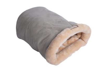 Image showing  Soft Cave Sleep Pet Bed for Dogs and Cats, 20 in., Sage Green/Beige