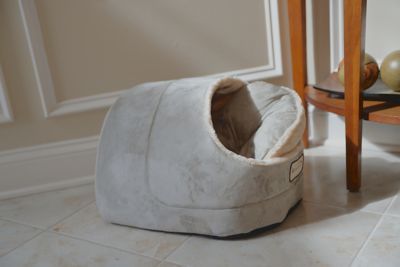 Image showing 5 th Armarkat Faux Suede Enclosed Cave Cat Bed for Indoor Pets, Sage Green