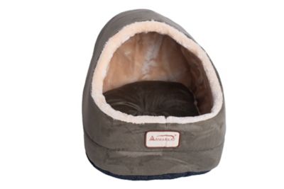 Image showing  Indoor Cave Cat Bed with Pad for Kitty, 18 in., Laurel Green