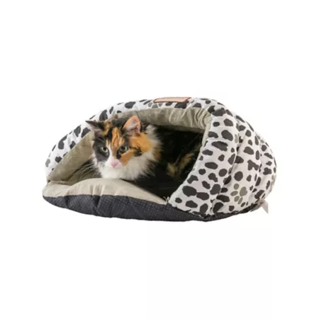 Armarkat Comfortable Slipper Bed for Cats and Small Dogs Non-Slip Bottom Warm Cat Hideaway Beds