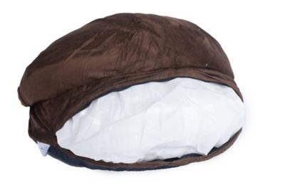 Image showing 5 th Armarkat Cuddle Cave Slipper Cat Bed with Anti-Slip Bottom, Mocha/Leopard