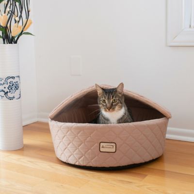 Image showing  Cuddle Cave Cat Bed with Detachable & Collapsible Zipper Top