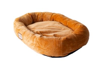 Image showing  Polyfill Dog Pet Bed And Cushion Mat with Confortable Bolster