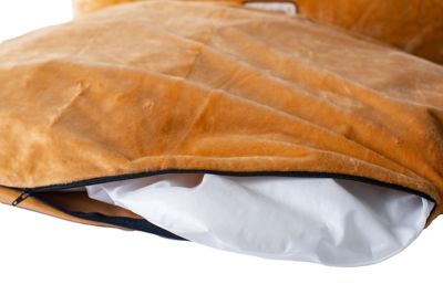 Image showing  Polyfill Dog Pet Bed And Cushion Mat with Confortable Bolster