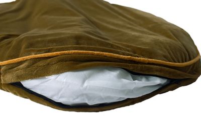 Image showing  Polyfill Cushion Dog Bed, Sage Green