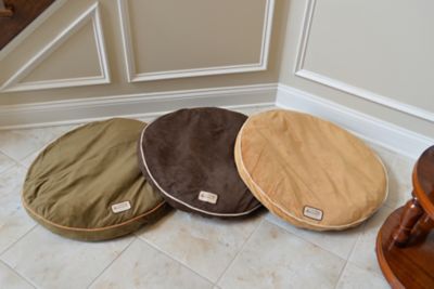 Image showing  Polyfill Cushion Dog Bed, Sage Green