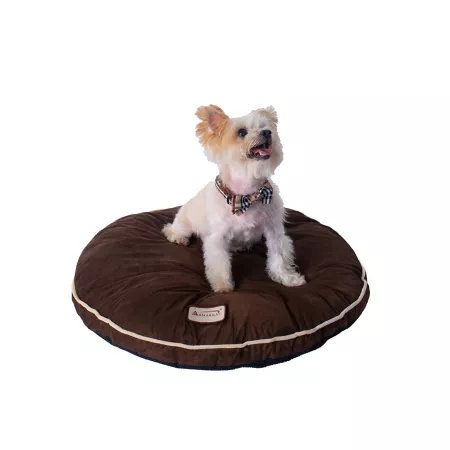 Armarkat Poly Fill Dog Bed Mocha Cat Square Beds