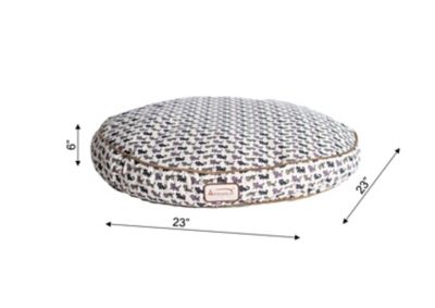 Image showing 5 th Armarkat Canvas Round Dog Cushion Pet Bed Pad with Removable Cover