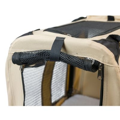 Image showing 5 th Armarkat 3-Opening Soft Polyester Folding Travel Pet Crate, 20 in.