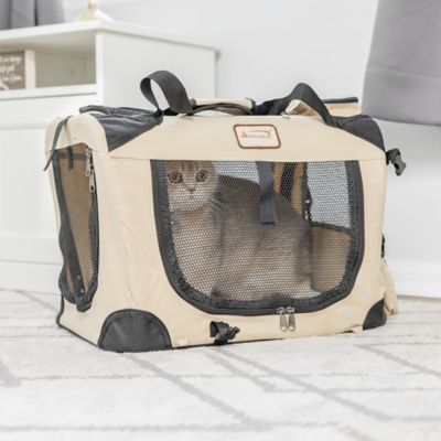 Image showing 9 th Armarkat 3-Opening Soft Polyester Folding Travel Pet Crate, 20 in.