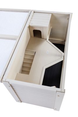 Image showing  2-Story Indoor ECOFLEX Park Avenue Rabbit Hutch, 24 in. x 39 in. x 20 in.