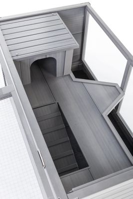 Image showing 6 th New Age Pet 1-Story Indoor ECOFLEX Park Avenue Rabbit Hutch, Jumbo, 24 in. x 43 in. x 24 in.