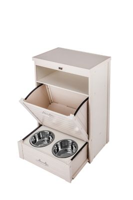 Image showing 7 th New Age Pet Brea Pantry Elevated ECOFLEX Pet Bowls, 2-Pack