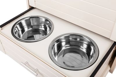 Image showing 8 th New Age Pet Brea Pantry Elevated ECOFLEX Pet Bowls, 2-Pack