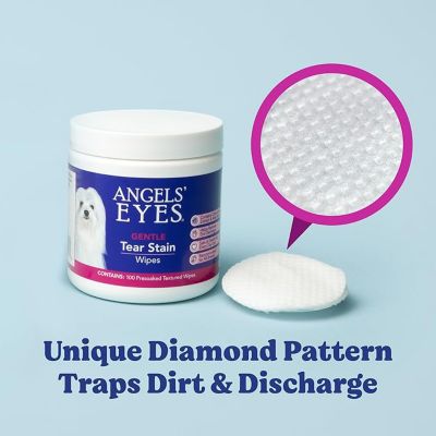 Image showing  Gentle Tear Stain Remover Wipes for Dogs, 100 ct.