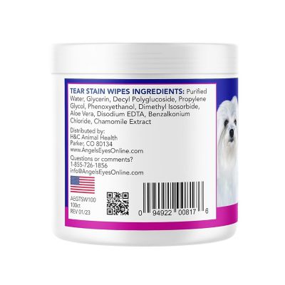 Image showing  Gentle Tear Stain Remover Wipes for Dogs, 100 ct.