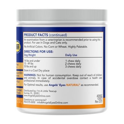Image showing  Natural Soft Chew Tear Stain Supplement for Dogs, 8.5 oz., 120 ct.