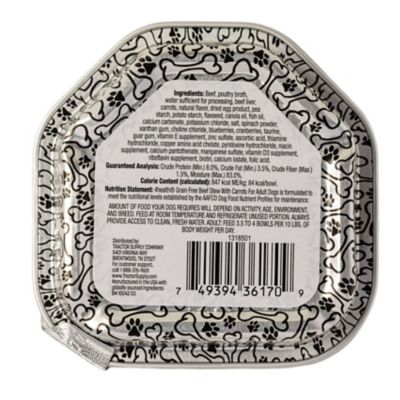 Image showing  Adult Beef Stew with Carrots Recipe Wet Dog Food, 3.5 oz.