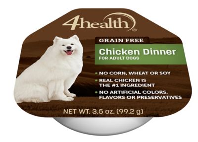 4health Grain Free Adult Chicken Dinner Wet Dog Food, 3.5 oz.