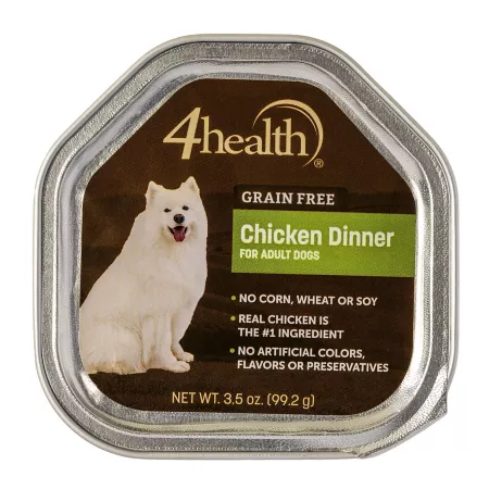 4health Grain-Free Adult Chicken Dinner Recipe Wet Dog Food 3.5 oz. Wet Dog Food