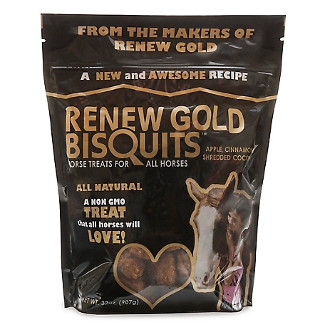 Renew Gold Non-GMO Biscuit Horse Treat, 2 lb.