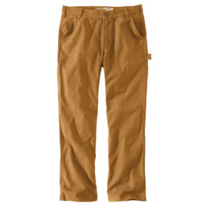 Carhartt Men's Relaxed Fit Mid-Rise Rugged Flex Duck Dungaree Pants