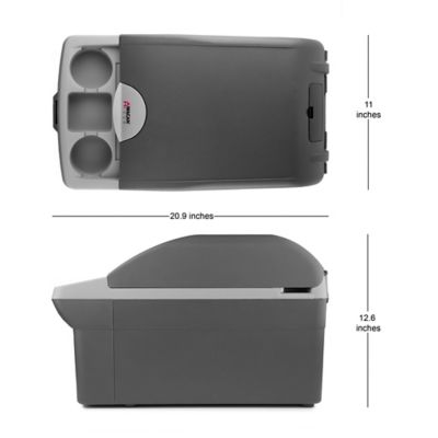 Image showing 13 th Wagan Tech 12V Thermo-Electric 14L Cooler and Warmer, 12 in. L x 8.25 in. W x 5.5 in. H Internal Dimensions, 8 lb., 12V DC