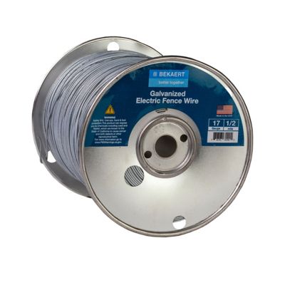 Bekaert 2,640 ft. x 176 lb. Electric Fence Wire, 17 Gauge