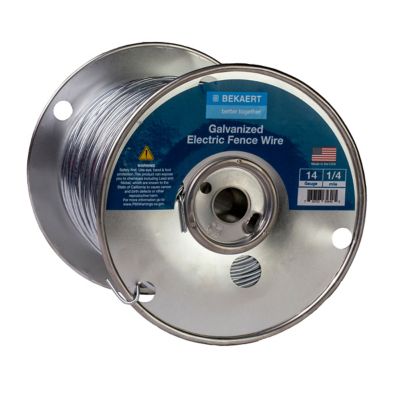 Bekaert 1,320 ft. x 322 lb. Electric Fence Wire, 14 Gauge