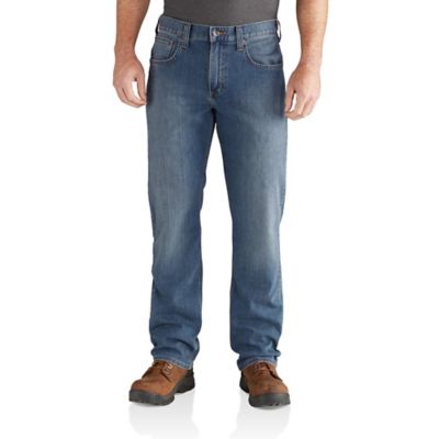 Carhartt Men's Relaxed Fit Mid-Rise Rugged Flex Straight Leg Jeans