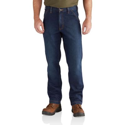 Carhartt Relaxed Fit Mid-Rise Rugged Flex Dungaree Jeans