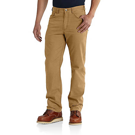 Carhartt Men's Relaxed Fit High-Rise Rugged Flex Rigby Five Pocket Pants