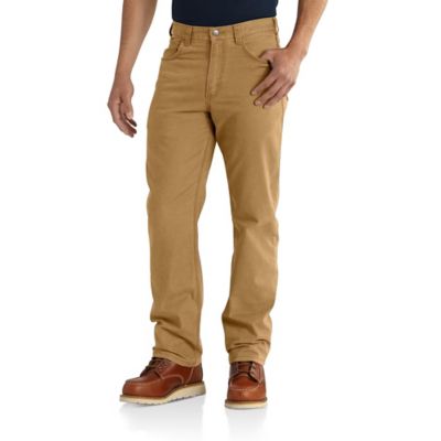 Image showing 1 th Carhartt Men's Rugged Flex Relaxed Fit High-Rise Rigby 5-Pocket Work Pants